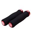 PUÑOS BICICLETA GRIP CONTOUR FOAM 129MM BLK/RED